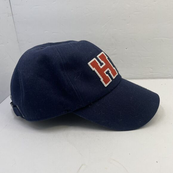 Henri Bendel Strapback Hat Cap Adjustable Navy Orange White Men’s One Size - Picture 2 of 7